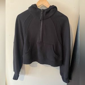 Lululemon Oversized Half-Zip Hoodie Black Size: XS/Sm